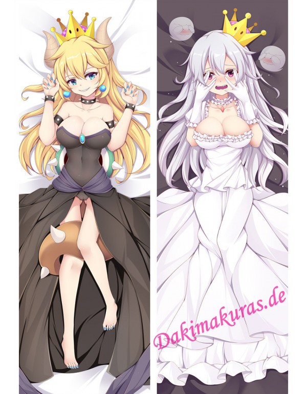 Super Mario Bowsette Princess Bowser Dakimakura ki...