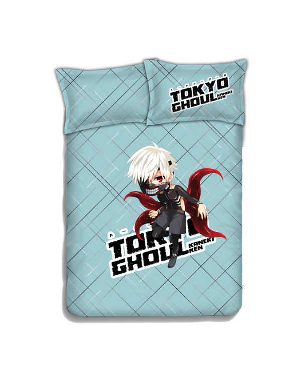 Ken Kaneki - Tokyo Ghoul Japanese Anime Bettlaken Bettbezug mit Kissenbezüge