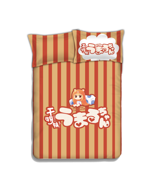 Umaru Doma - Himouto Umaru Chan Anime Bettwäsche-Sets, Bettbezug, Bettlaken mit Kissenbezügen