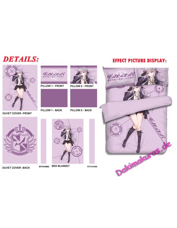 Kirigiri Kyouko-Danganronpa Trigger Happy Havoc Bedding Sets,Bed Blanket & Duvet Cover,Bed Sheet