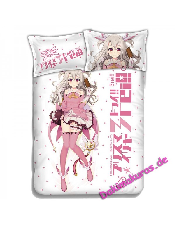 Leysritt-Fate kaleid liner Anime 4 Pieces Bettwäsche-Sets, Bettlaken Bettbezug mit Kissenbezüge