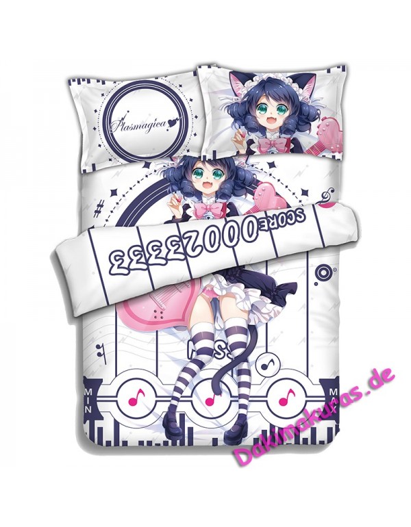 Plasmagica-show by rock Anime Bettwäsche Duvet Cover with Pillow Covers