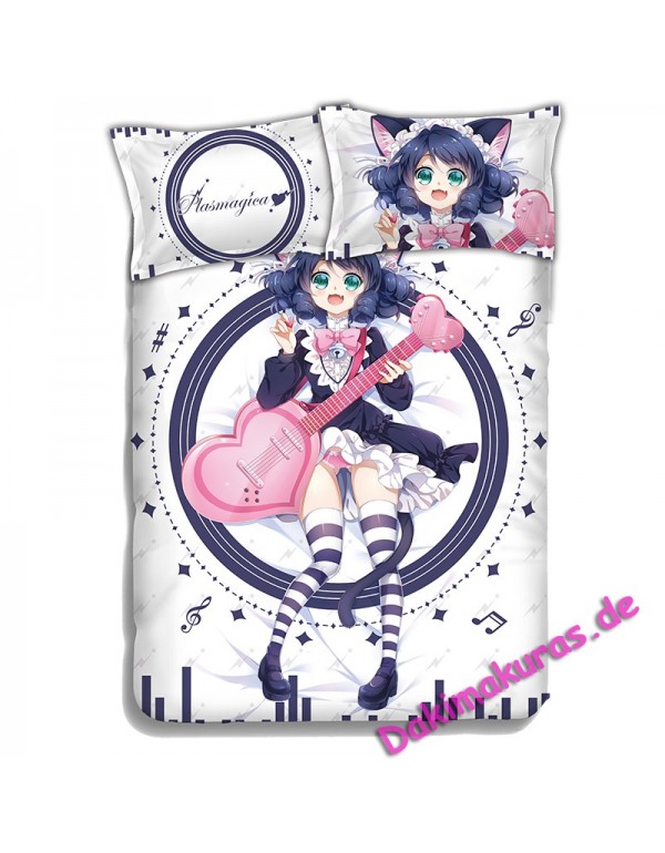 Plasmagica-show by rock Anime Bettwäsche Duvet Cover with Pillow Covers