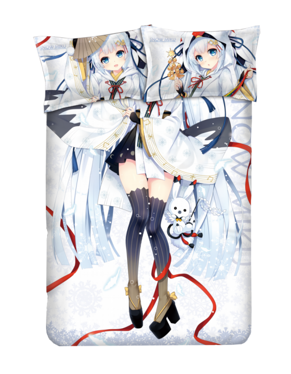 MIKU - VOCALOID Japanese Anime Bettwäsche Duvet Cover with Pillow Covers