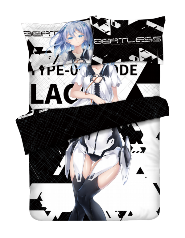 Lacia-BEATLESS Anime Bettwäsche-Sets, Bettbezug, Bettlaken mit Kissenbezügen