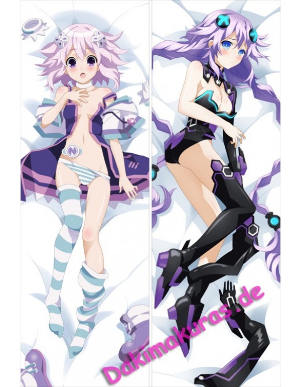 Hyperdimension Neptunia - Neptune + Purple Heart Anime Dakimakura Kissenbezug
