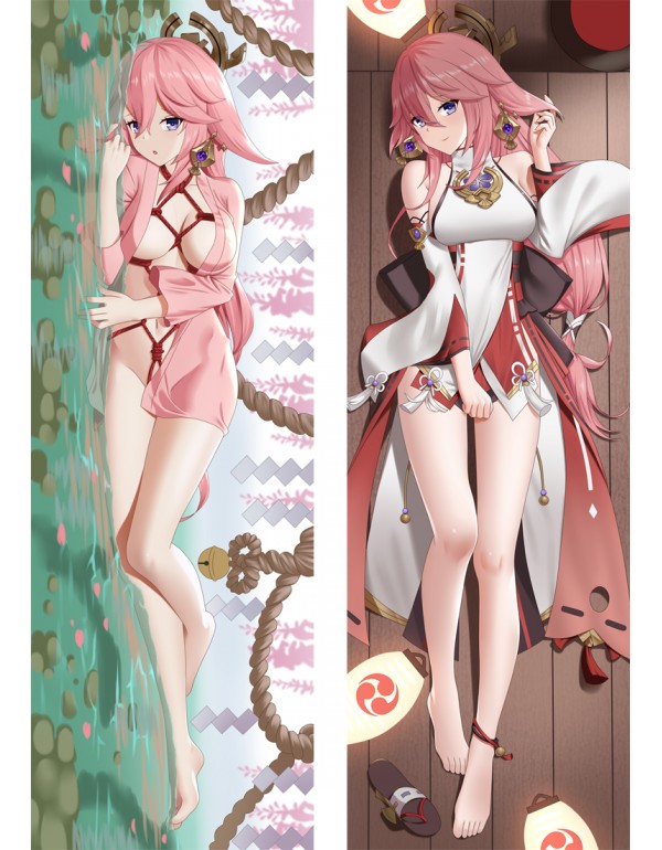 Genshin Impact Yae Miko Anime Kissen Dakimakura bi...