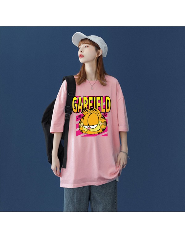 The Garfield Show 3 Kurzarm-T-Shirts für Damen un...