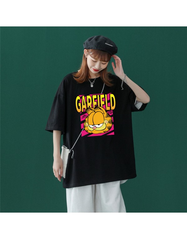 The Garfield Show 4 Kurzarm-T-Shirts für Damen un...