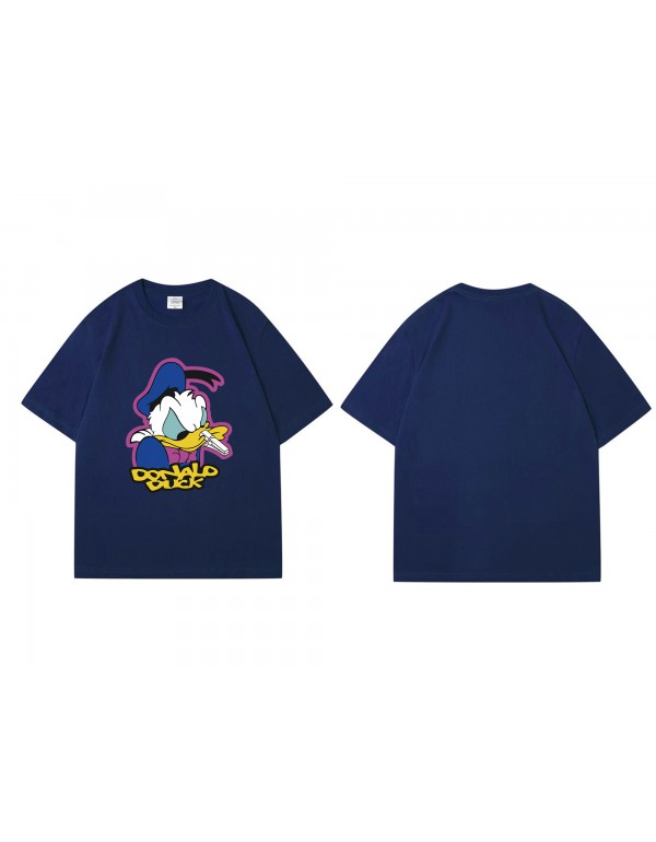 Donald Duck 1 Kurzarm-T-Shirts für Damen und Herr...