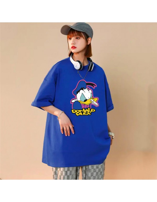 Donald Duck 7 Kurzarm-T-Shirts für Damen und Herr...