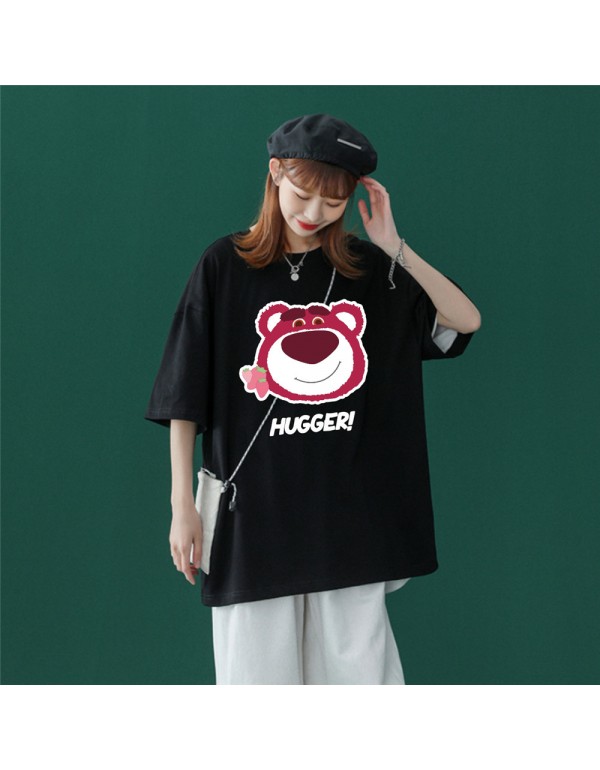 HUGGER Bear 3 Kurzarm-T-Shirts für Damen und Herr...