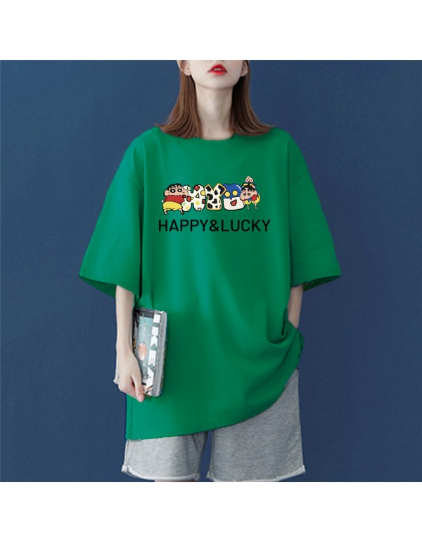 Crayon Shin chan 6 Kurzarm-T-Shirts für Damen und...