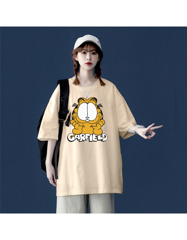 Garfield 5 Kurzarm-T-Shirts für Damen und Herren,...