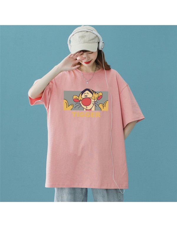 My Friends Tigger Pink Kurzarm-T-Shirts für Damen...