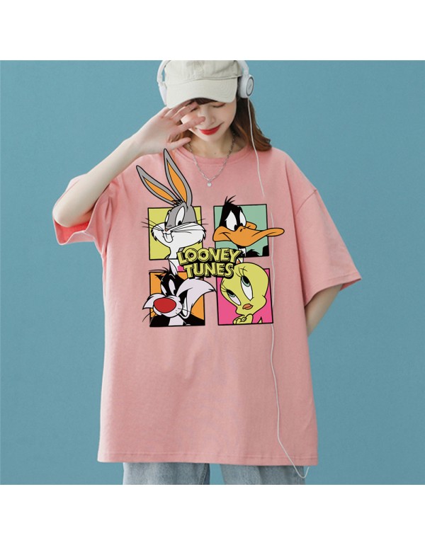 Looney Tunes 8 Kurzarm-T-Shirts für Damen und Her...