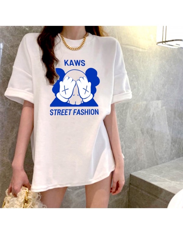 KAWS 1 Kurzarm-T-Shirts für Damen und Herren, mod...