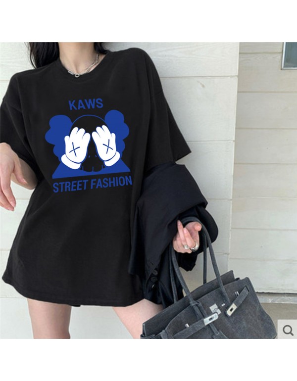 KAWS 2 Kurzarm-T-Shirts für Damen und Herren, mod...