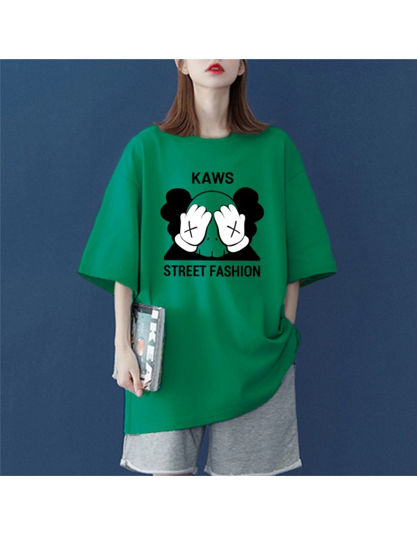 KAWS 4 Kurzarm-T-Shirts für Damen und Herren, mod...