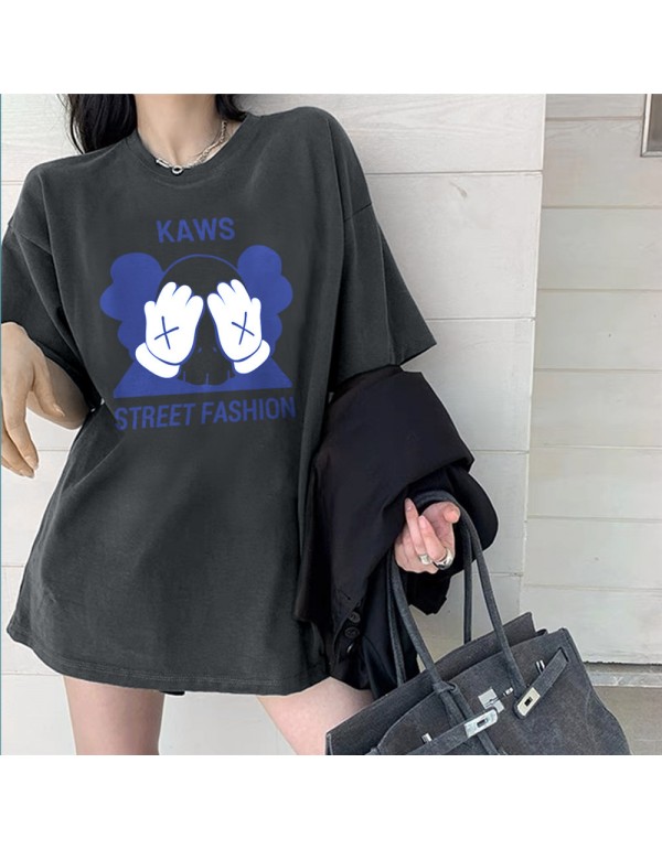 KAWS 7 Kurzarm-T-Shirts für Damen und Herren, mod...