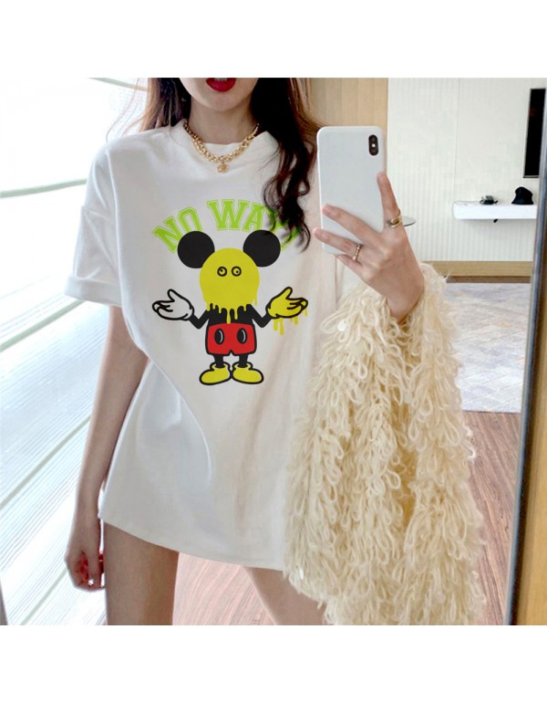 Mickey Mouse 2 Kurzarm-T-Shirts für Damen und Her...