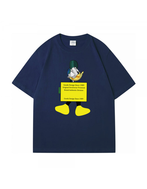 Donald Duck BLUE Kurzarm-T-Shirts für Damen und H...