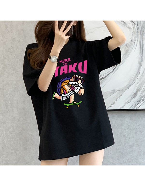 OTAKU BLACK Kurzarm-T-Shirts für Damen und Herren...