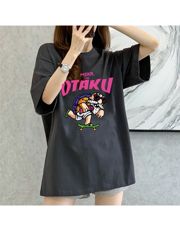 OTAKU GREY Kurzarm-T-Shirts für Damen und Herren,...