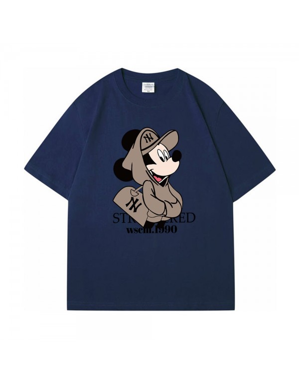 Mickey Mouse NY blue Kurzarm-T-Shirts für Damen u...