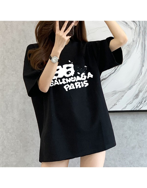 BB PARIS black Kurzarm-T-Shirts für Damen und Her...