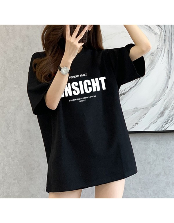 EINSICHT black Kurzarm-T-Shirts für Damen und Her...