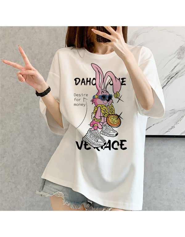 Money Rabbit 2 Kurzarm-T-Shirts für Damen und Her...