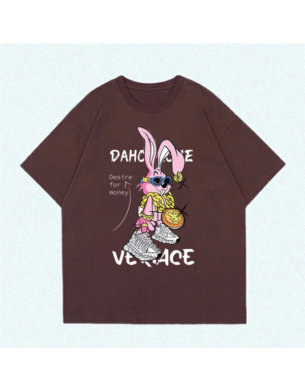 Money Rabbit 6 Kurzarm-T-Shirts für Damen und Her...