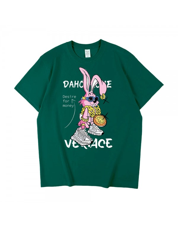 Money Rabbit 7 Kurzarm-T-Shirts für Damen und Her...