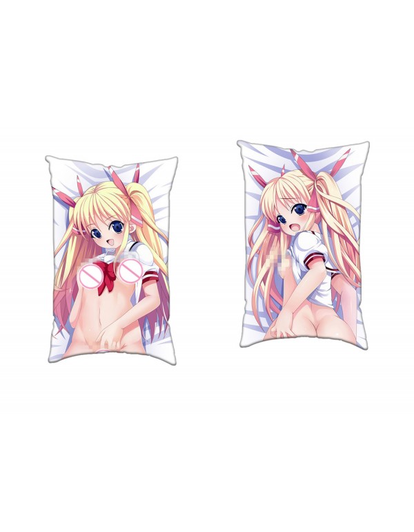 Pretty Girl Anime Zwei-Wege-Trikot-Luftkissen mit Loch 35x55cm（13.7in x 21.6in）