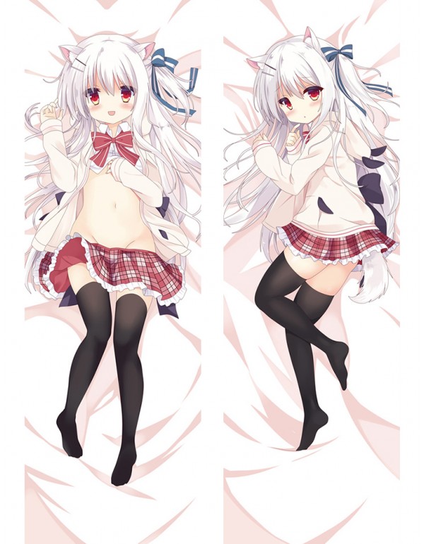 White Hair Girl Dakimakura kissen Billig Anime Kis...